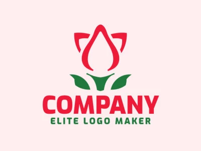 Customizable logo in the shape of pepper with creative design and minimalist style.