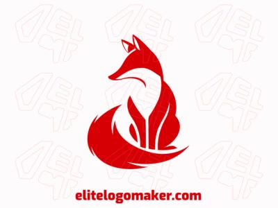 A charismatic mascot logo featuring a red fox, adding charm to any brand.