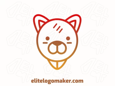 A gradient-style logo featuring a round bear head, blending vibrant colors for a striking and modern design.