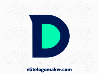 A minimalist logo showcasing a simple letter 'D', this refined design exudes elegance and simplicity in every curve.