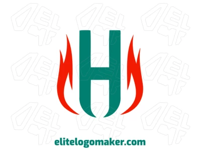 A symmetric "H" letter design, perfect for a professional logo with a balanced and clean style.