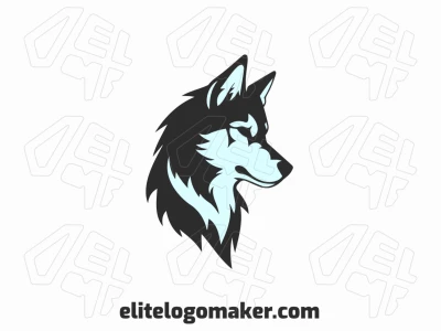 A captivating logo featuring a wolf, embodying strength and wisdom with a touch of wildness.
