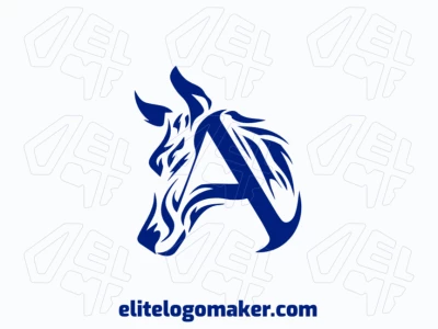 A captivating logo design intertwining a wolf and the letter "A" in an elegant initial letter style, evoking a sense of mystique and sophistication.