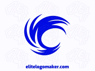 Un logo abstracto con la letra "C", diseñado con curvas elegantes y elementos modernos para crear una identidad visual profesional y sofisticada.