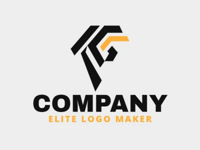 Cree un logotipo memorable para su negocio en forma de un grifo con un estilo minimalista y un diseño creativo.