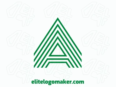 Un logotipo dinámico de la letra inicial A con rayas vibrantes, representando crecimiento y vitalidad.