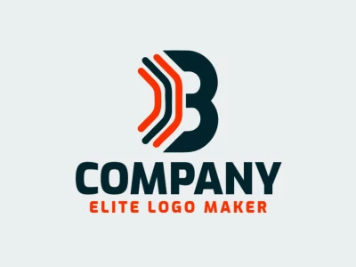 Un logotipo elegante y minimalista con la letra 'B', perfecto para una marca moderna.