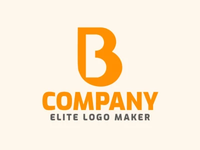 Un logo pictórico cautivador que presenta la letra 'B', con un toque de encanto en tonos amarillos oscuros.