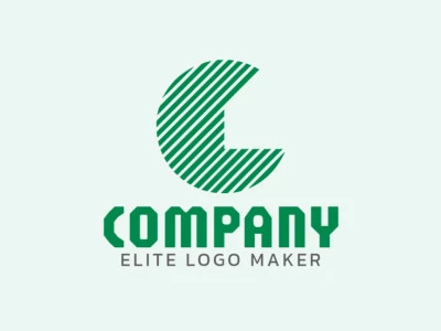 Un logotipo de letra inicial con una 'C' de múltiples líneas, simbolizando innovación y crecimiento.