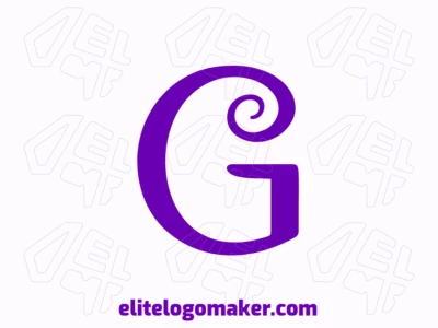 Un logo abstracto con la letra "G", diseñado con un toque profesional, perfecto para una solución de creador de logotipos rápido.