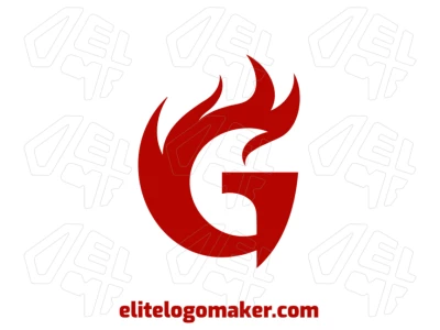 Logotipo creativo abstracto con la letra 'G' en diseño audaz y artístico, combinando estilo moderno con elementos innovadores.