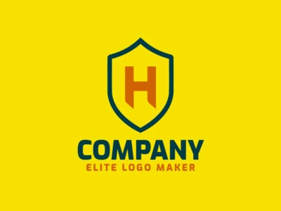 Un logotipo emblemático que presenta una combinación de la letra 'H' y un escudo, representando calidad y adecuación para cualquier empresa.