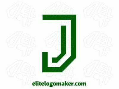 Un logotipo minimalista con la letra 'J', diseñado con líneas limpias para crear una identidad visual refinada e inspiradora.