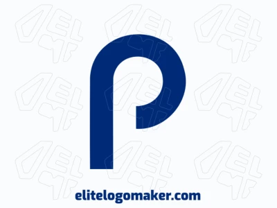 Un diseño de logotipo abstracto y de calidad con la letra 'P', ideal para representar una empresa moderna y profesional.