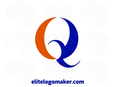 Un excelente logotipo de letra inicial con la letra 'Q' compuesta por formas abstractas, creando una identidad visual moderna y sofisticada.