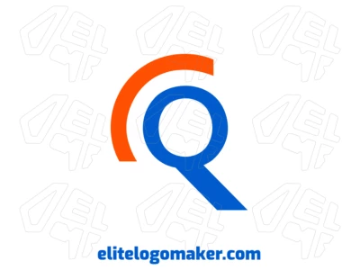 La letra 'Q' con estilo minimalista, presentando líneas refinadas que crean una apariencia limpia y sofisticada.