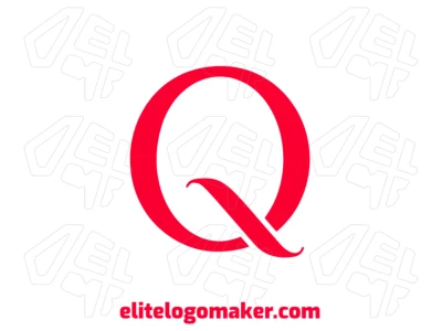 Logotipo de letra inicial lujoso con la letra 'Q' y un diseño súper elegante, combinando sofisticación y estilo.