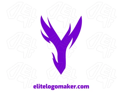 La letra 'Y' con una solución gráfica de excelencia en estilo minimalista crea una identidad de marca fuerte y memorable.