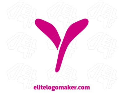 Letra "Y" con un diseño profesional en estilo de letra inicial, ofreciendo un aspecto editable y refinado para aplicaciones de marca versátiles.