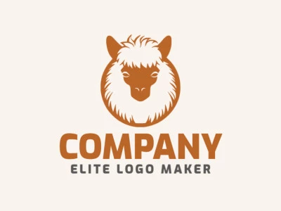 Logotipo creativo en forma de una llama con diseño refinado y estilo abstracto.