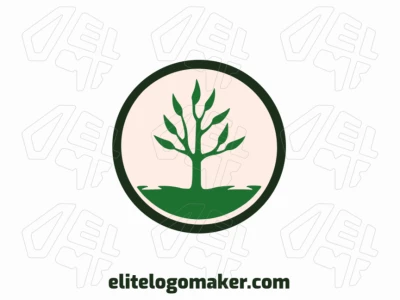 Una representación minimalista de una plántula, encarnando crecimiento y renovación, con tonos de beige y verde oscuro.