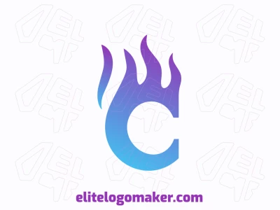 Diseño de logotipo con una vigorosa letra 'C' notable e interesante en estilo minimalista.