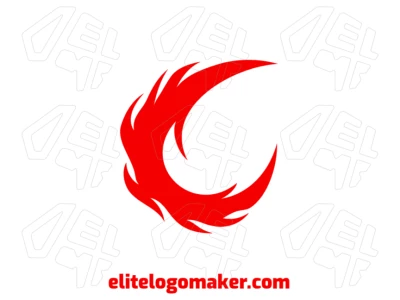 Um design de logo com a letra "C" abstrata e design simples, criado em estilo abstrato para uma aparência limpa e moderna.