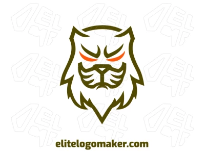 O gato bravo com estilo elegante exibe um design animal bonito e refinado.