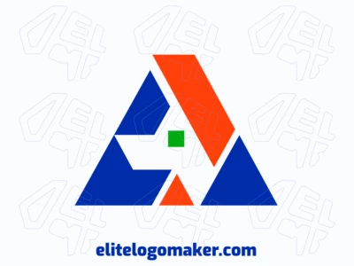 Um logotipo inteligente que usa espaço negativo para representar um cachorro, mostrando criatividade e inovação.