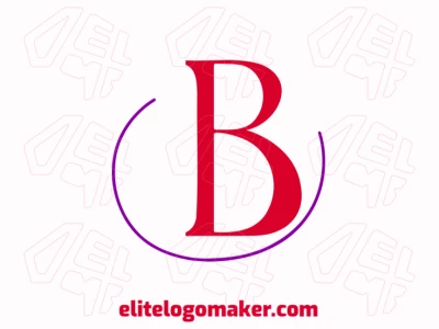Um design de logotipo de letra inicial inovador com a letra 'B', perfeito para representar a ideia e identidade de uma empresa moderna.