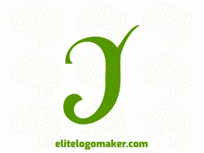 Design de logo com letra inicial editável apresentando a letra 'Y' com detalhes simples e limpos, perfeito para uma marca versátil.