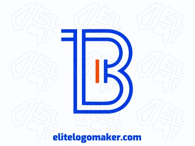 Um logotipo barato e criativo com a letra “B” minimalista, projetado para oferecer uma identidade de marca moderna e impactante com simplicidade e elegância.