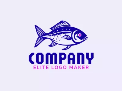 Explore a collection of fish logos to create your design online, with examples that show how fish can be represented in unique ways. Whether through minimalist shapes or elaborate illustrations, these logos offer inspiration for customers looking for an authentic and engaging look.