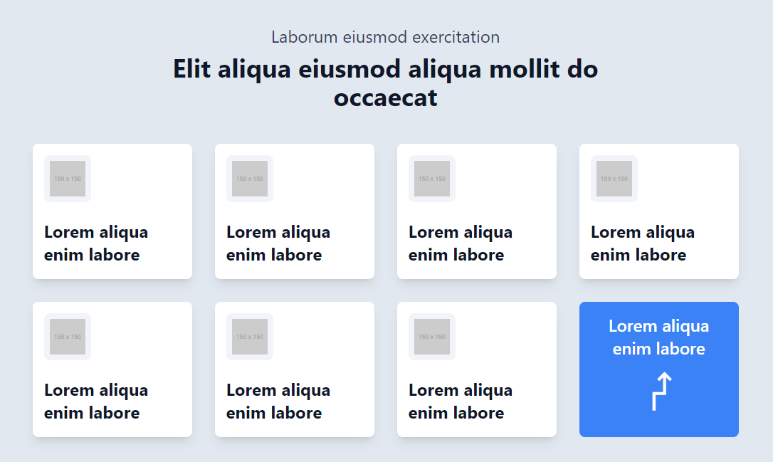 Links Section with Tailwind CSS