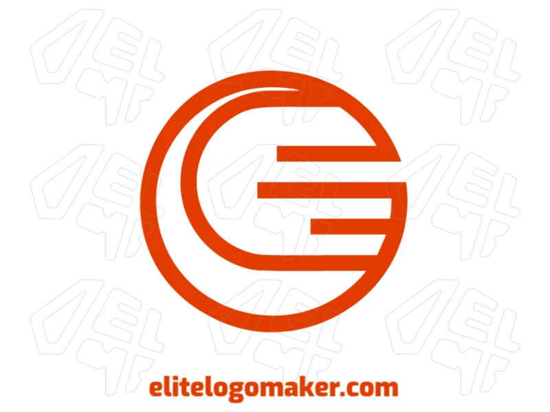 A cheap logo design featuring an abstract circle illustration in an abstract style, perfect for creating the ideal logo for your business.