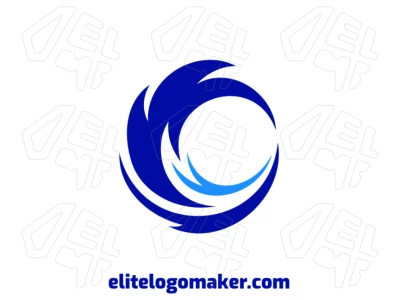 An abstract circle with a different design, crafted in an abstract style, perfect for representing a modern company logo.