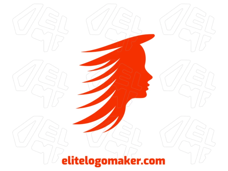 Excellent logo featuring an abstract design of a person's head, combining modern elements for a unique and professional brand identity.