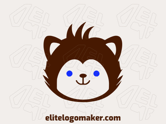Modern logo in the shape of a bear cub with professional design and abstract style.
