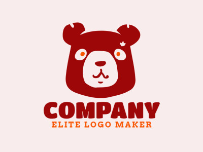 A captivating logo with an abstract bear head, representing strength and resilience.