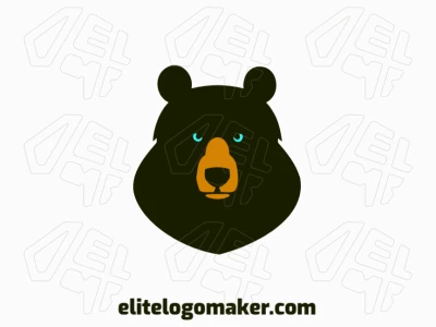 A symmetric bear head emblem, conveying strength and unity.