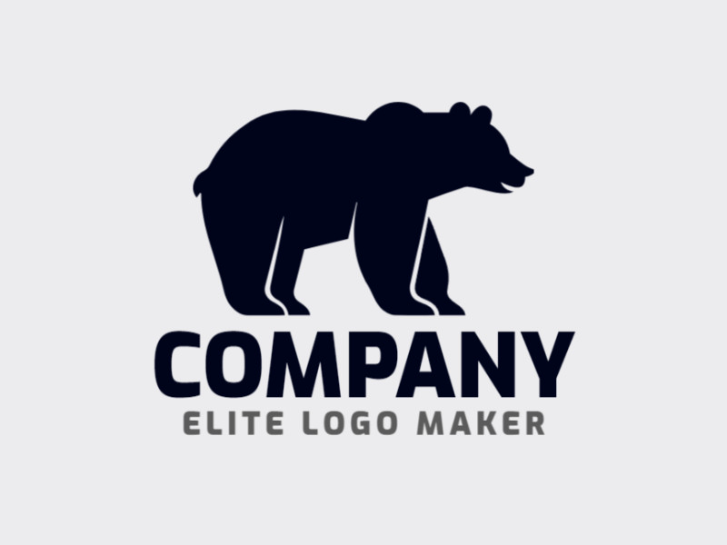 A bold mascot logo featuring a black bear, representing strength and resilience.