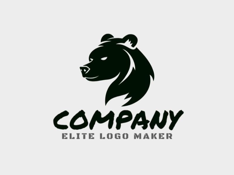 An emblematic logo featuring a majestic black bear head, embodying strength and resilience.