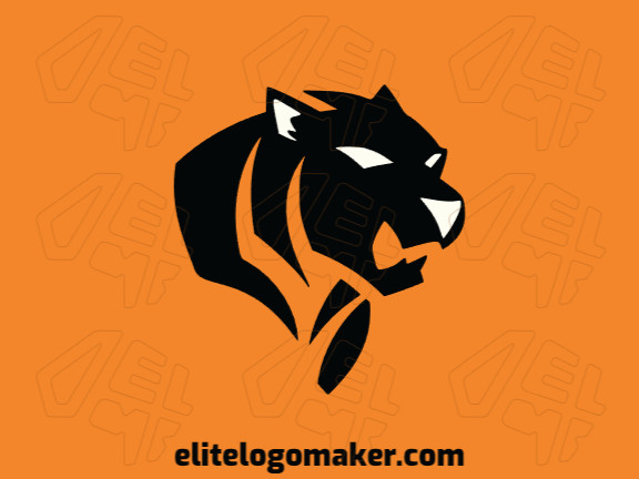 A powerful mascot featuring a black panther, embodying strength, elegance, and mystique.