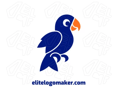A beautiful blue macaw design, capturing the vibrant and exotic essence of this majestic animal.