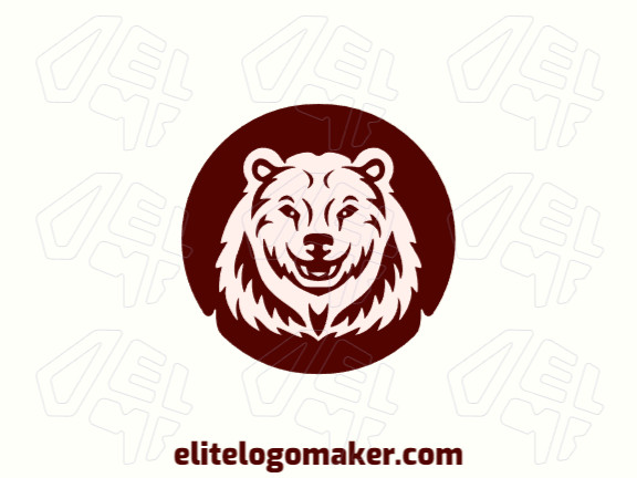 The lovable mascot logo features a charming brown bear as its main element. The warm brown and beige color scheme adds a touch of friendliness to the design.