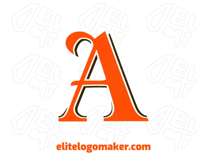 Design a luxurious logo with a creative illustration of the letter "A", combining initial letter style for an elegant result.