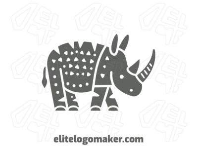 A professional logo featuring a detailed rhinoceros design, symbolizing strength, power, and resilience.