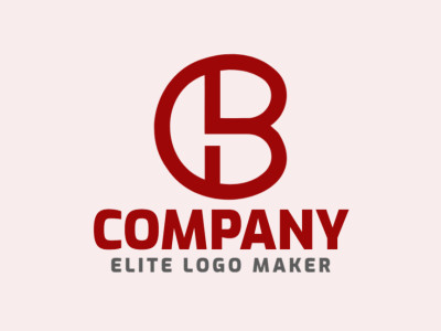 Un logotipo simple pero elegante que presenta la letra 'B' en rojo oscuro, encarnando sofisticación.
