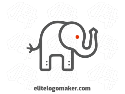 Um template de logo chamativo apresentando um design elegante, corporativo e minimalista, oferecendo um estilo limpo e profissional.