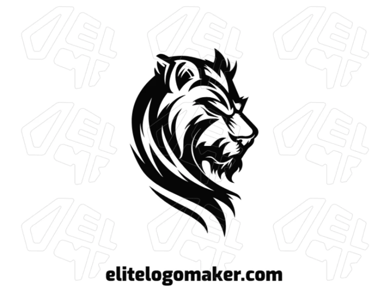 A luxurious abstract design of a fierce panther, perfect for a bold and elegant logo.